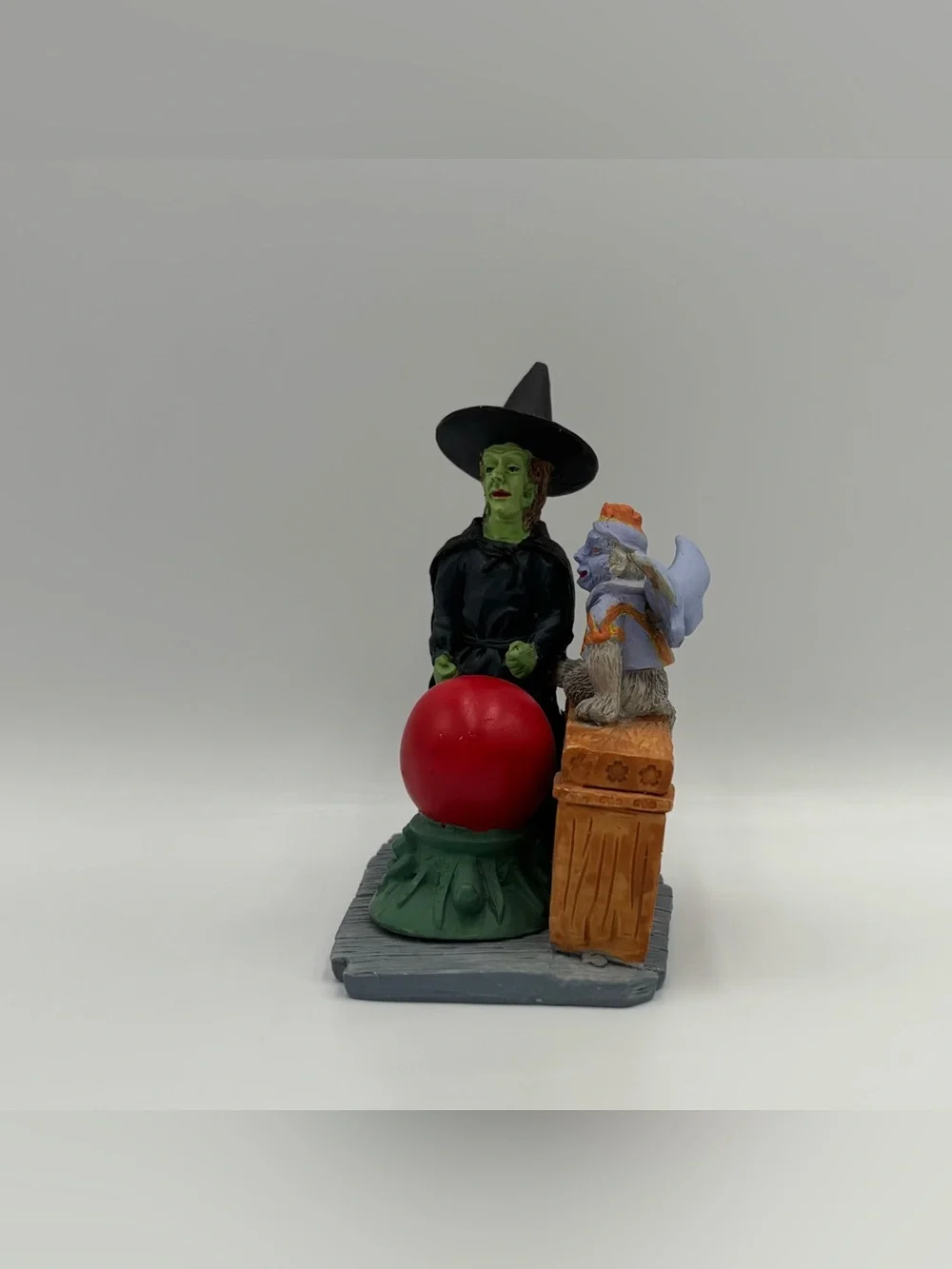 RARE Vintage Wizard Of Oz Wicked Witch & Winged Monkey + Tin Man & Lion Toy Lot